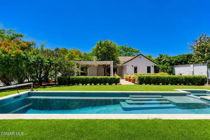 pool and yard