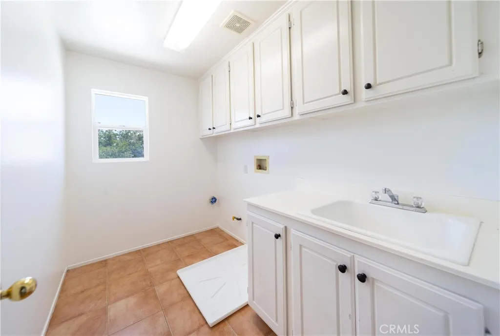 Upstairs laundry room