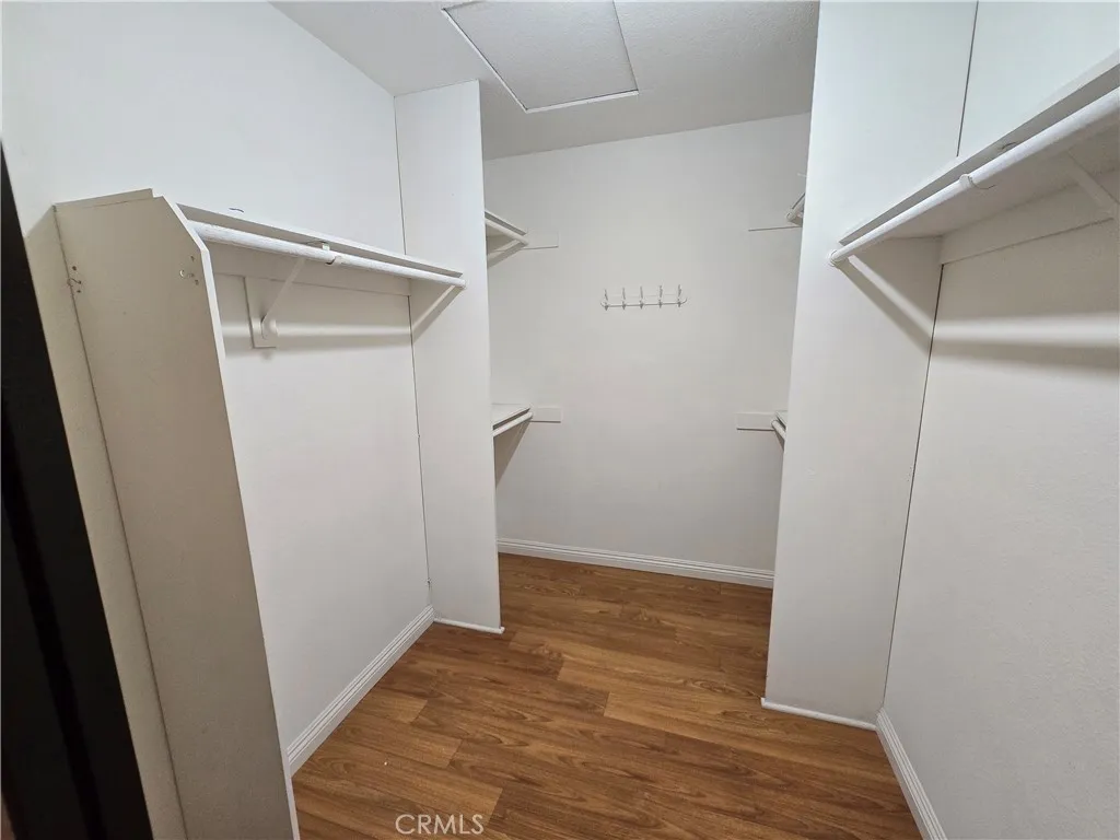 Walk-in closet in Master bedroom