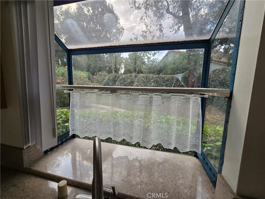 Bay window in kitchen