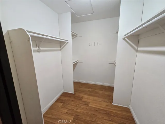 Walk-in closet in Master bedroom