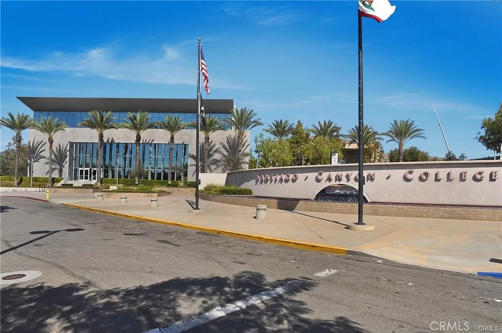 Walking distance from Santiago Canyon College.