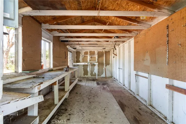 Inside Shed