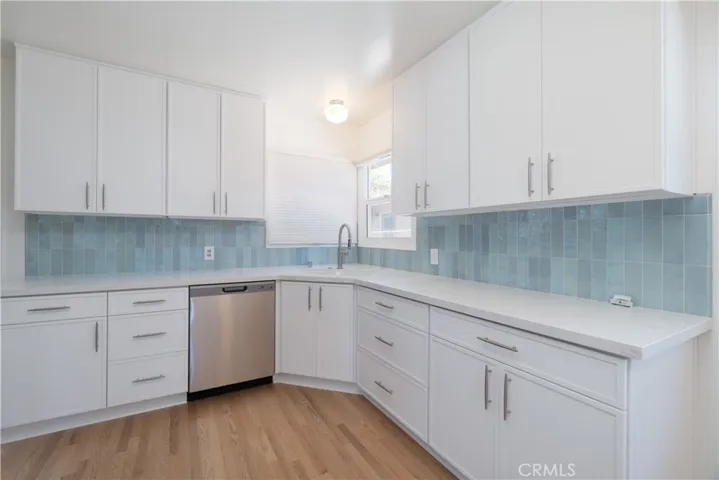 Corner sink with window views