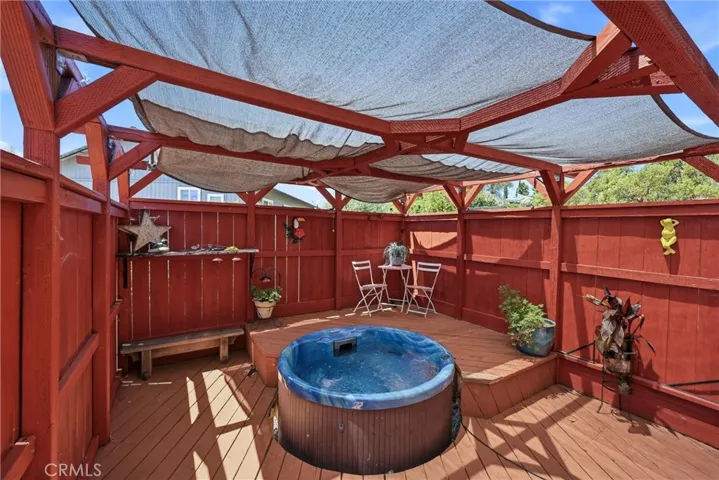 Private spa area.