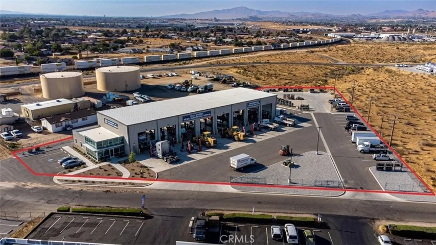 Conceptual rendering for illustrative purposes only. This image depicts one potential industrial development scenario and is not an actual photograph of the property. Buyer to independently verify all permitted uses, zoning, and development requirements with the City of Hesperia