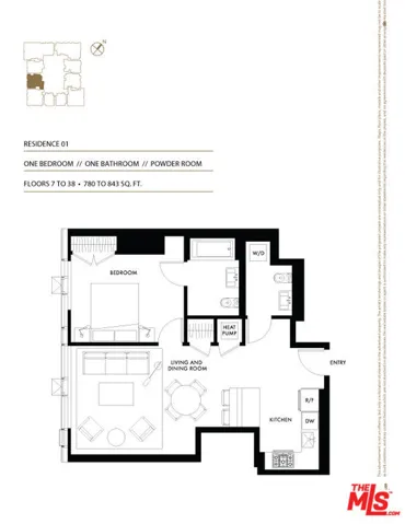 889 Francisco Street 2201, Los Angeles, California 90017