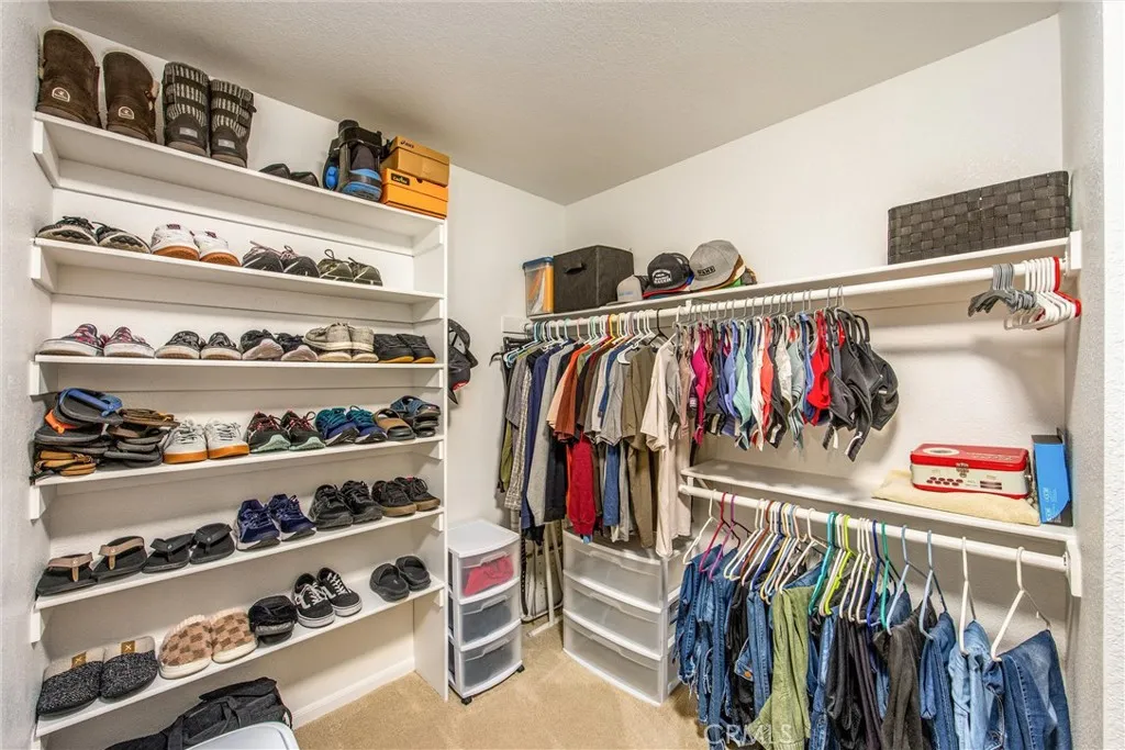 Primary closet