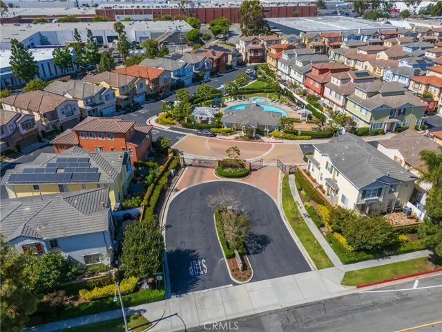 Aerial view of the complex