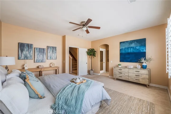 primary bedroom on 2nd floor