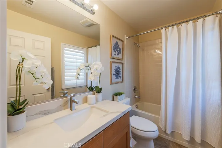 Bath in loft area