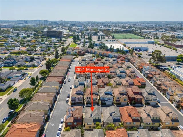 Aerial view of the community