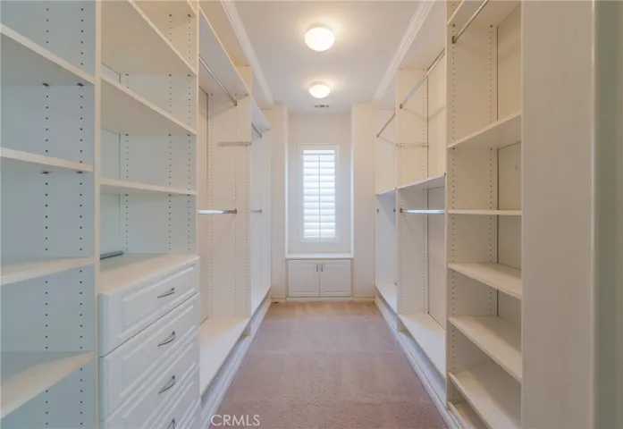 primary walk in closet