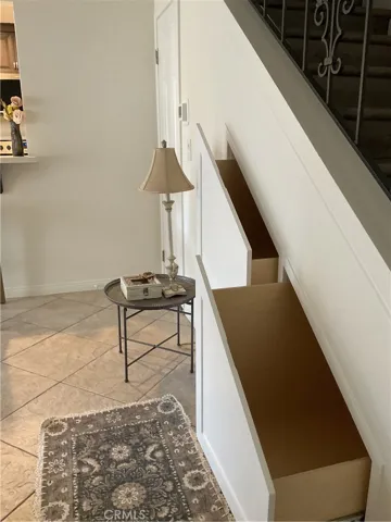 Storage under stairs
