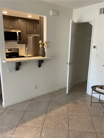 View of Kitchen from Living area