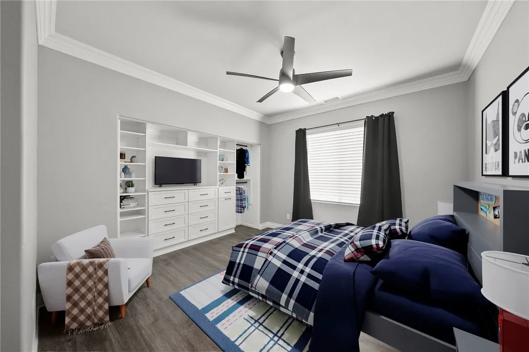 Secondary bedroom #3 (Ai staging)