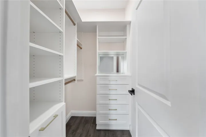 Custom closet of secondary bedroom #2