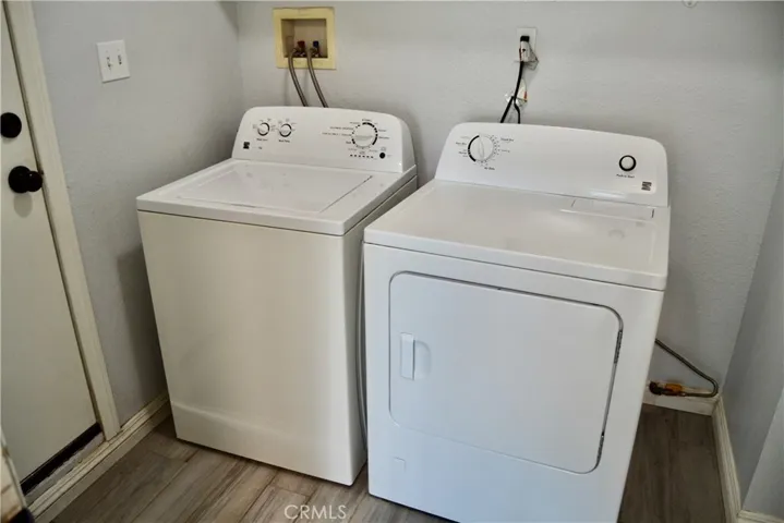 Washer and Dryer included.