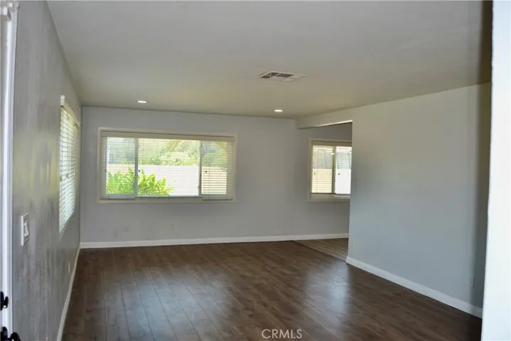 Living room from the front door.
