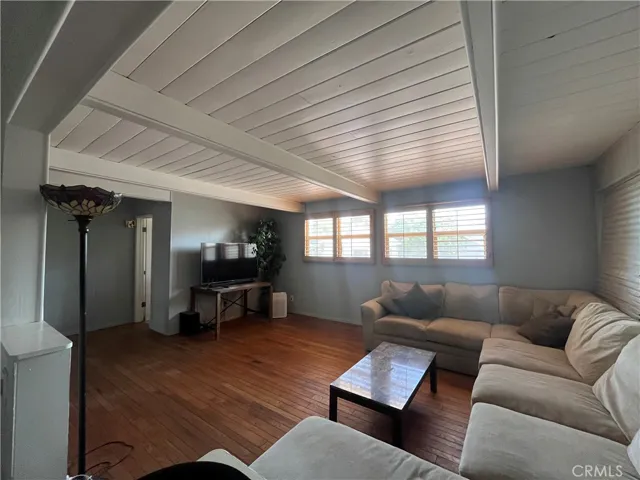 View of second living space from kitchen