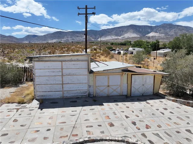 RV Parking and two 1-car garages