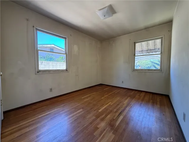 Bedroom at end of hallway