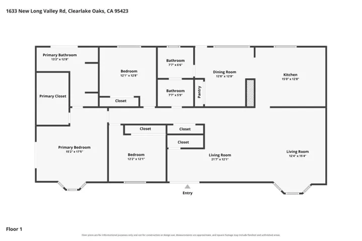 1633 New Long Valley Road, Clearlake Oaks, California 95423