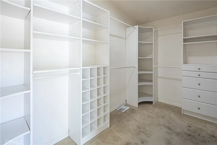 Master closet