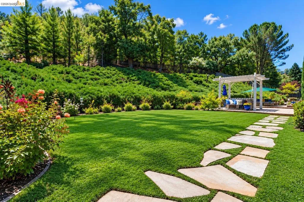 Digitally altered image showing a conceptual lawn area.