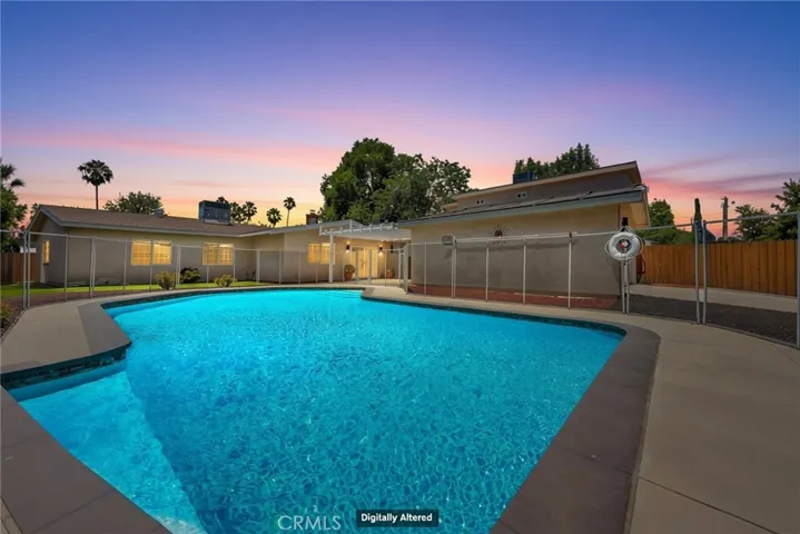 Twilight Pool digitally altered.