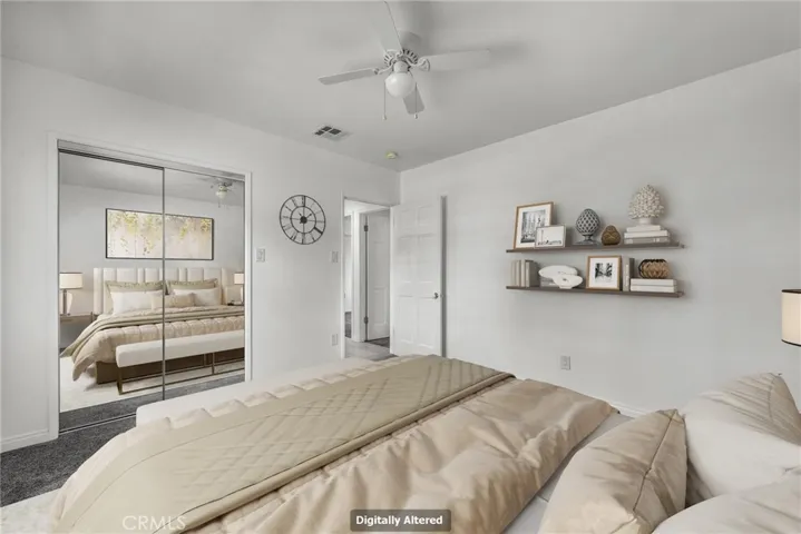 Bedroom Staged for imaging purposes.