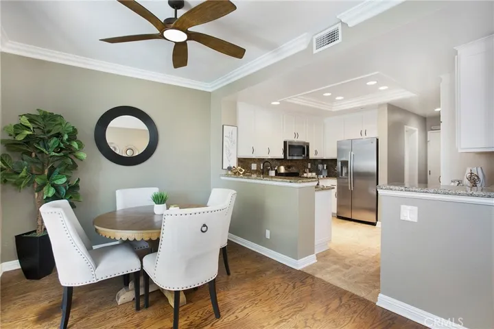 Kitchen is open to the living and dining room
