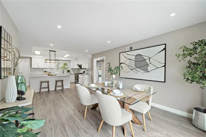 Kitchen is Open to a Giant Dining Room