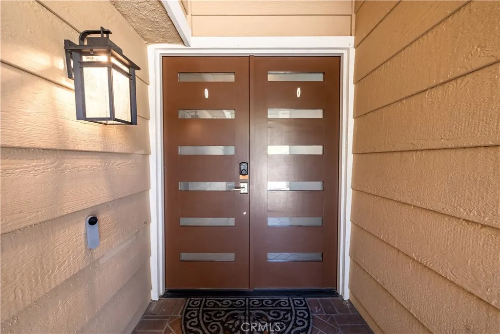 Love the Custom Double Door Entry!