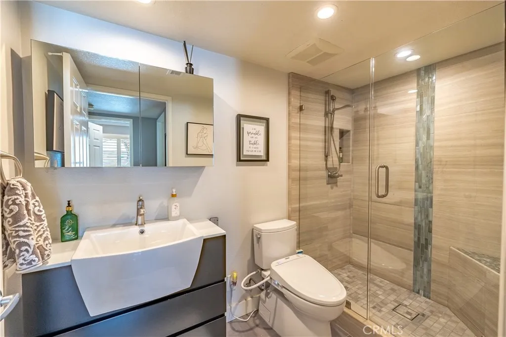 Main Floor Bathroom with Walk in Shower