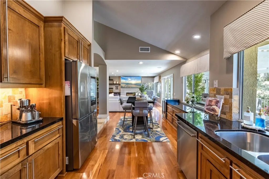 Kitchen Opening up to the Family Room