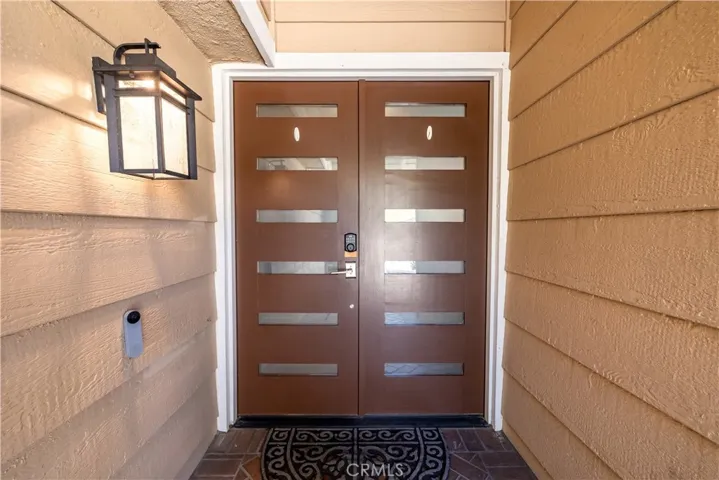 Love the Custom Double Door Entry!