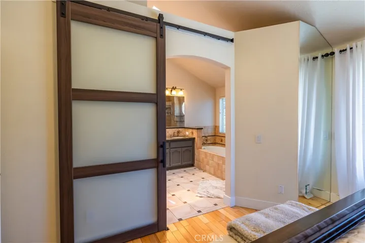 Primary Bathroom with Custom Barn Door