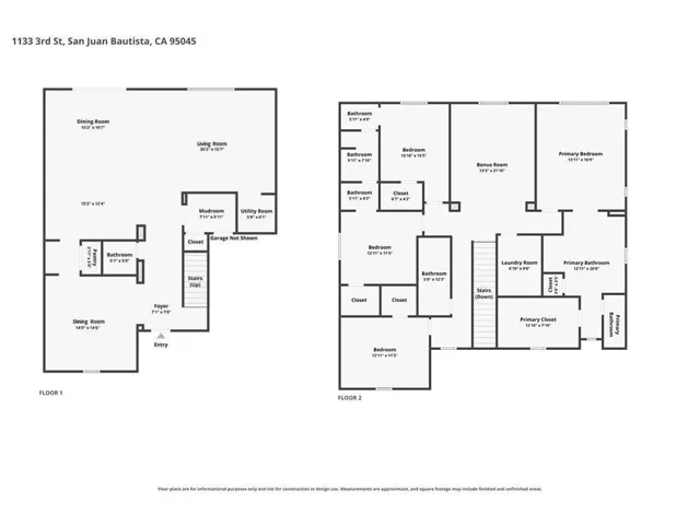 1133 Third Street, San Juan Bautista, California 95045