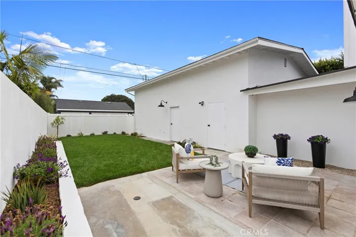 Private Back Yard with Patio Area