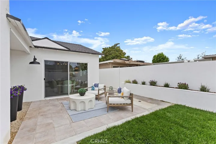 Private Back Yard with Patio Area