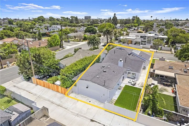 Overhead of House from the back of the house