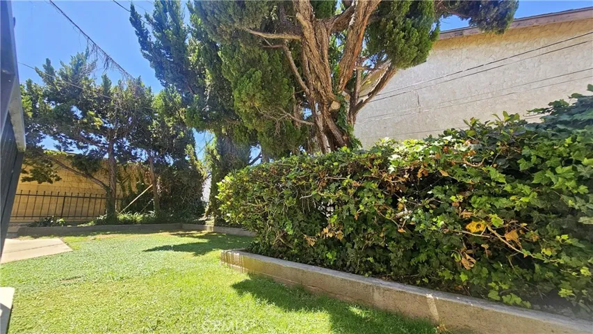 Back grass area next to unit