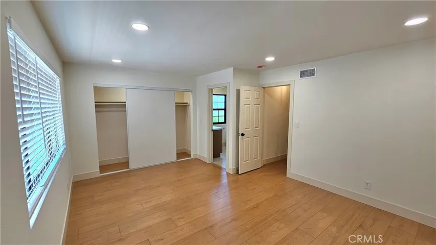 Primary suite, with in-closet lighting
