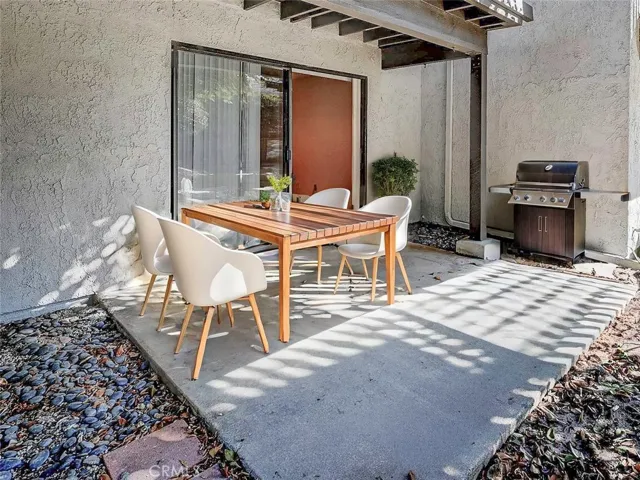 Virtually Staged Patio Area