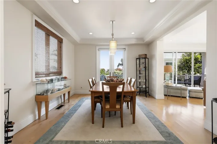 Lovely formal dining.