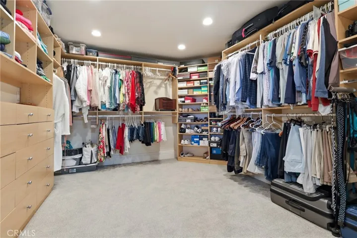 Wow!  That's a lot of space in the primary walk-in closet!