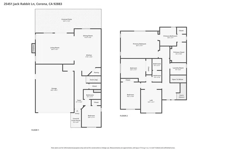 25451 Jack Rabbit Lane, Corona, California 92883