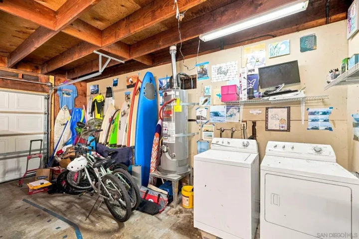 In garage