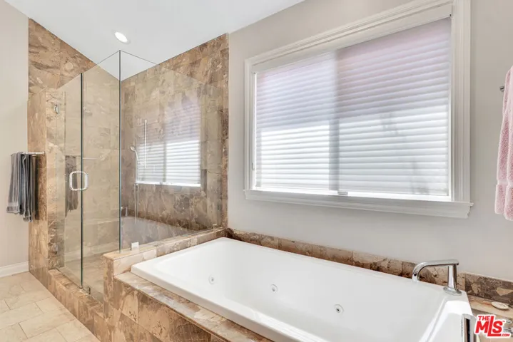 Primary Bathroom Spa Tub & Sho